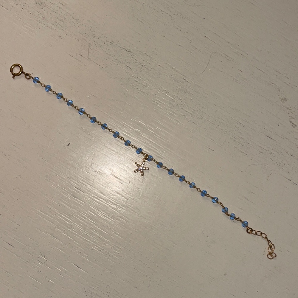 Beautiful blue star bracelet